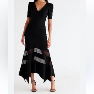 Xscape VNeck Scuba Gown